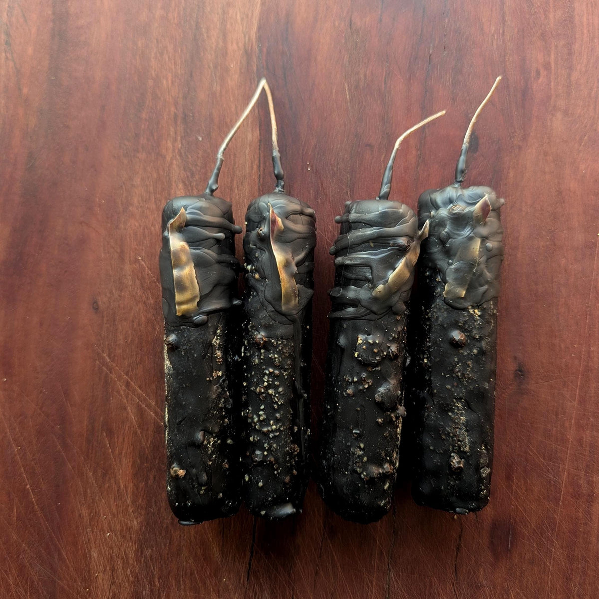 Banishing ritual beeswax candle | Altar cleansing candle