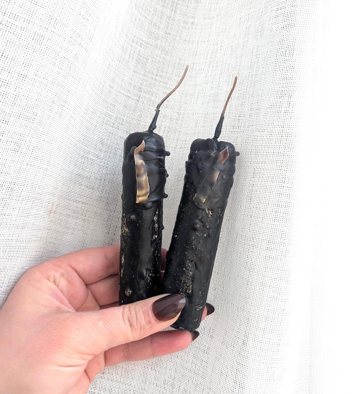 Banishing ritual beeswax candle | Altar cleansing candle
