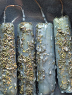 Clear Mind ritual beeswax candle | Mental clarity altar candle