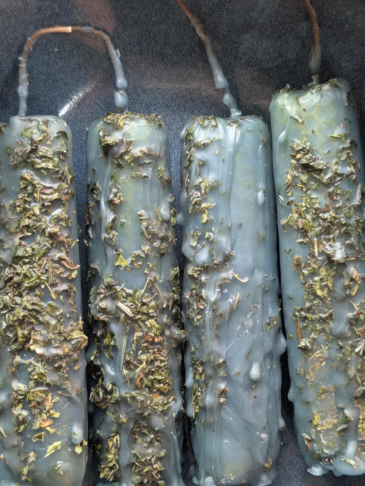 Clear Mind ritual beeswax candle | Mental clarity altar candle