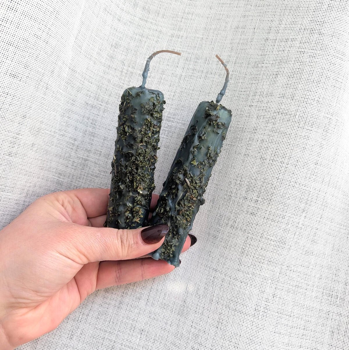 Clear Mind ritual beeswax candle | Mental clarity altar candle