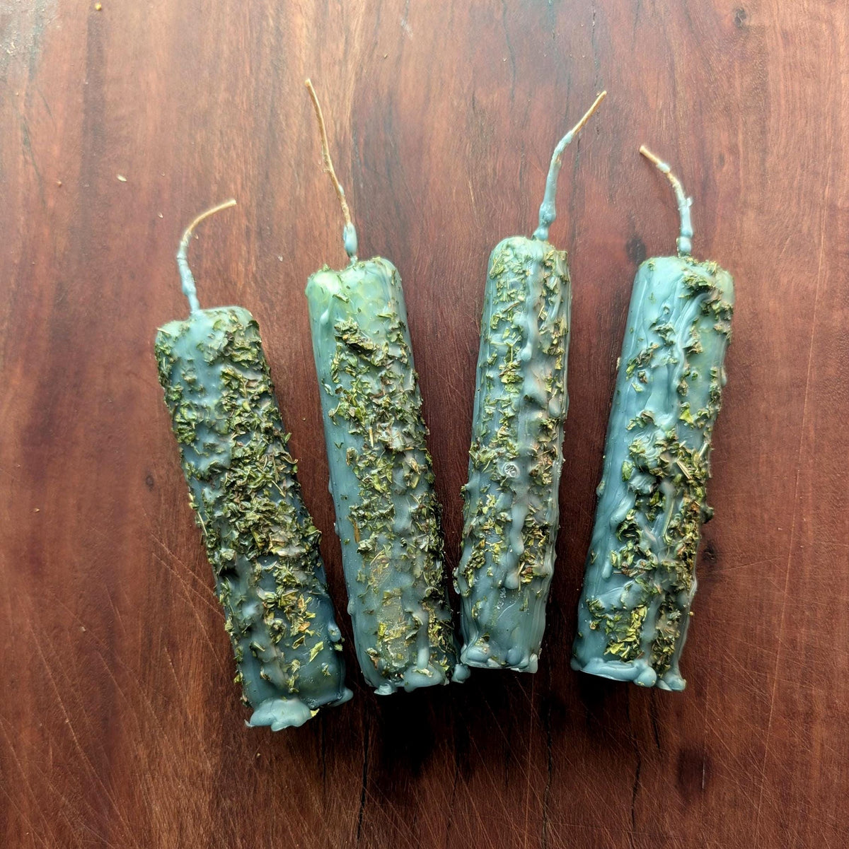 Clear Mind ritual beeswax candle | Mental clarity altar candle