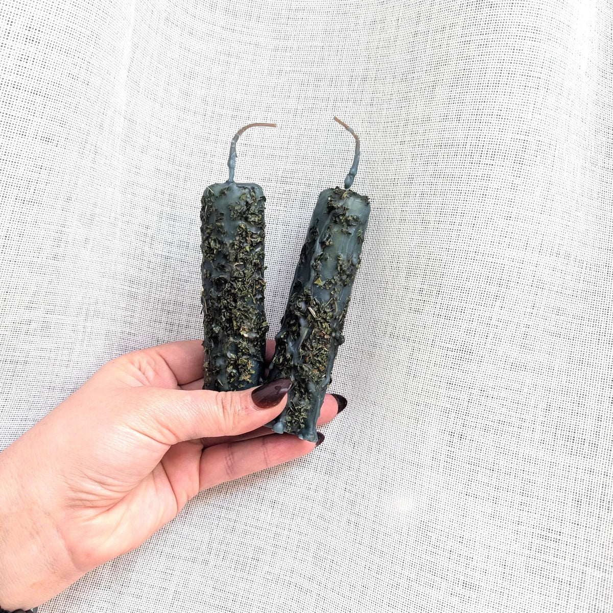 Clear Mind ritual beeswax candle | Mental clarity altar candle