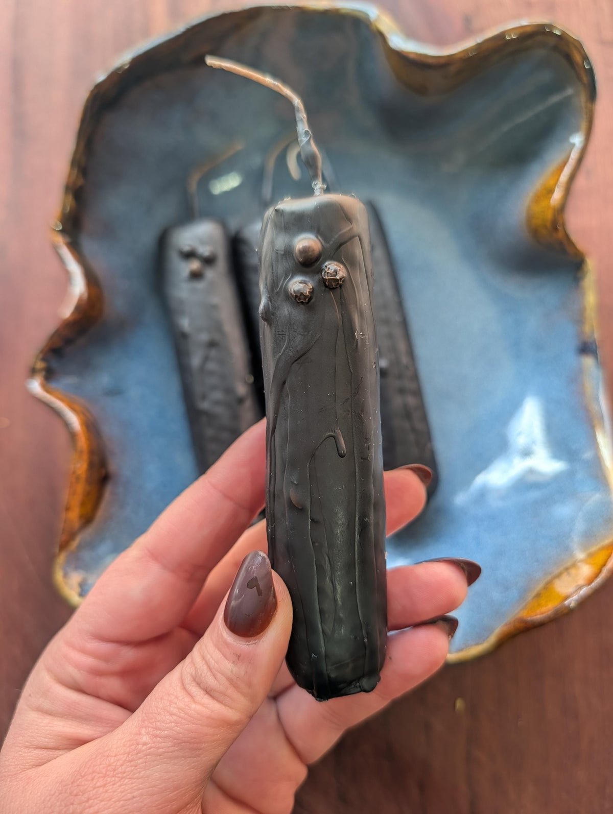 Cord cutting ritual beeswax candle | Energy unbinding candle