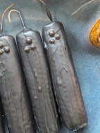 Cord cutting ritual beeswax candle | Energy unbinding candle
