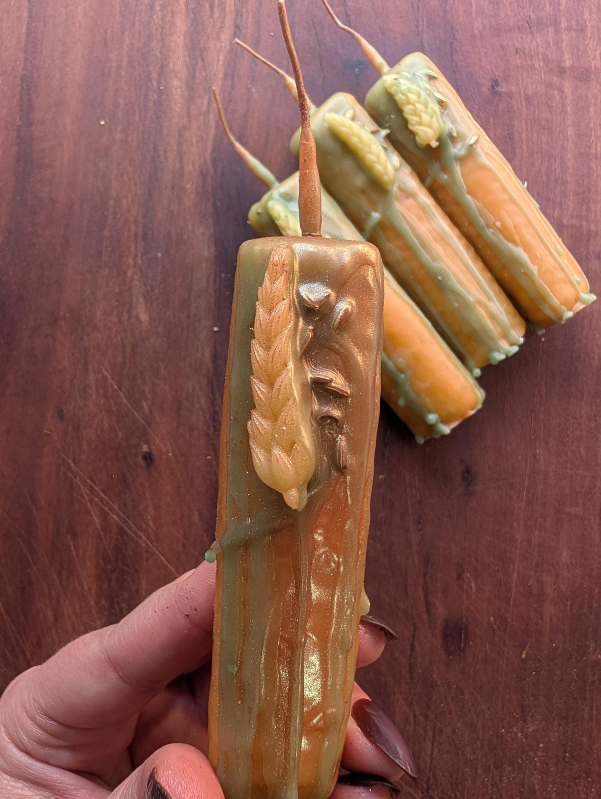 Demeter devotion candle | Goddess altar beeswax candle