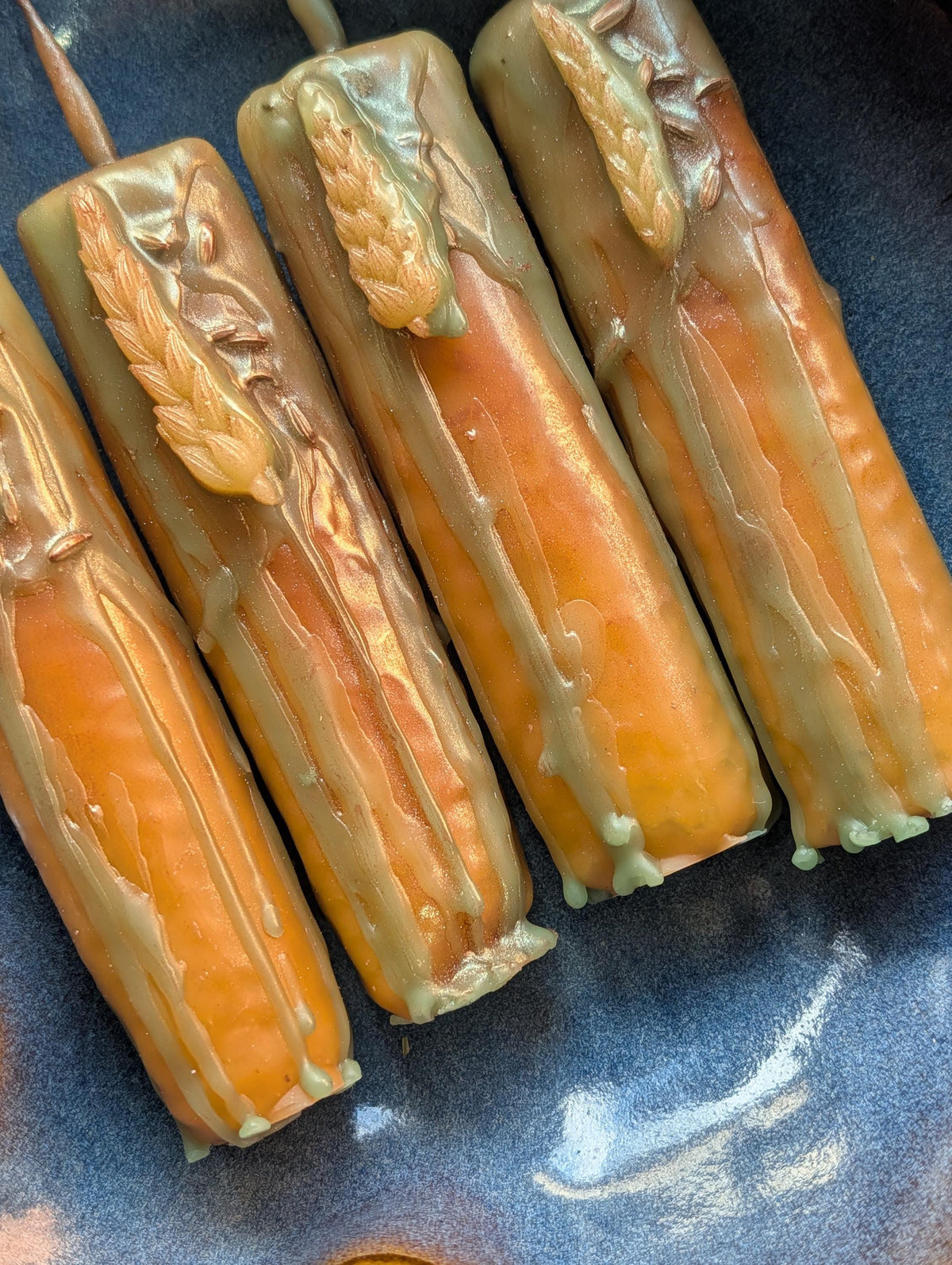 Demeter devotion candle | Goddess altar beeswax candle