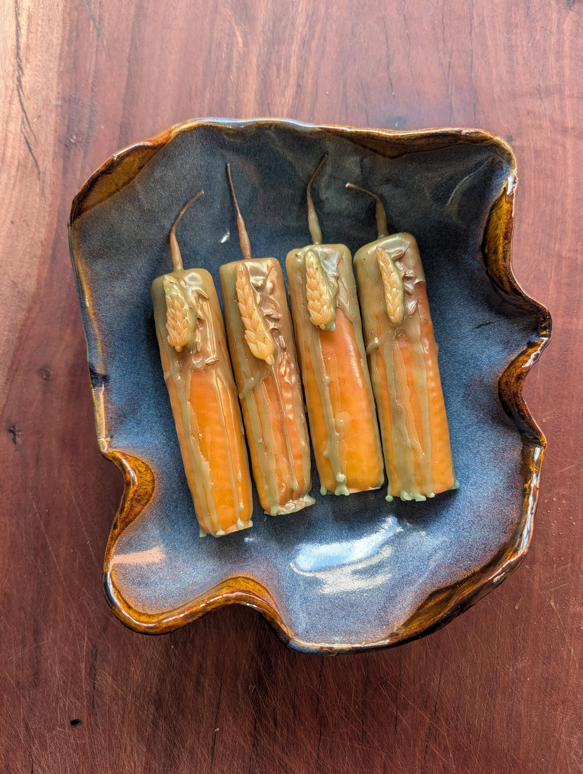 Demeter devotion candle | Goddess altar beeswax candle