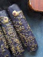 Evil eye hex removal ritual beeswax candle | Uncrossing altar candle