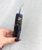 Evil eye hex removal ritual beeswax candle | Uncrossing altar candle