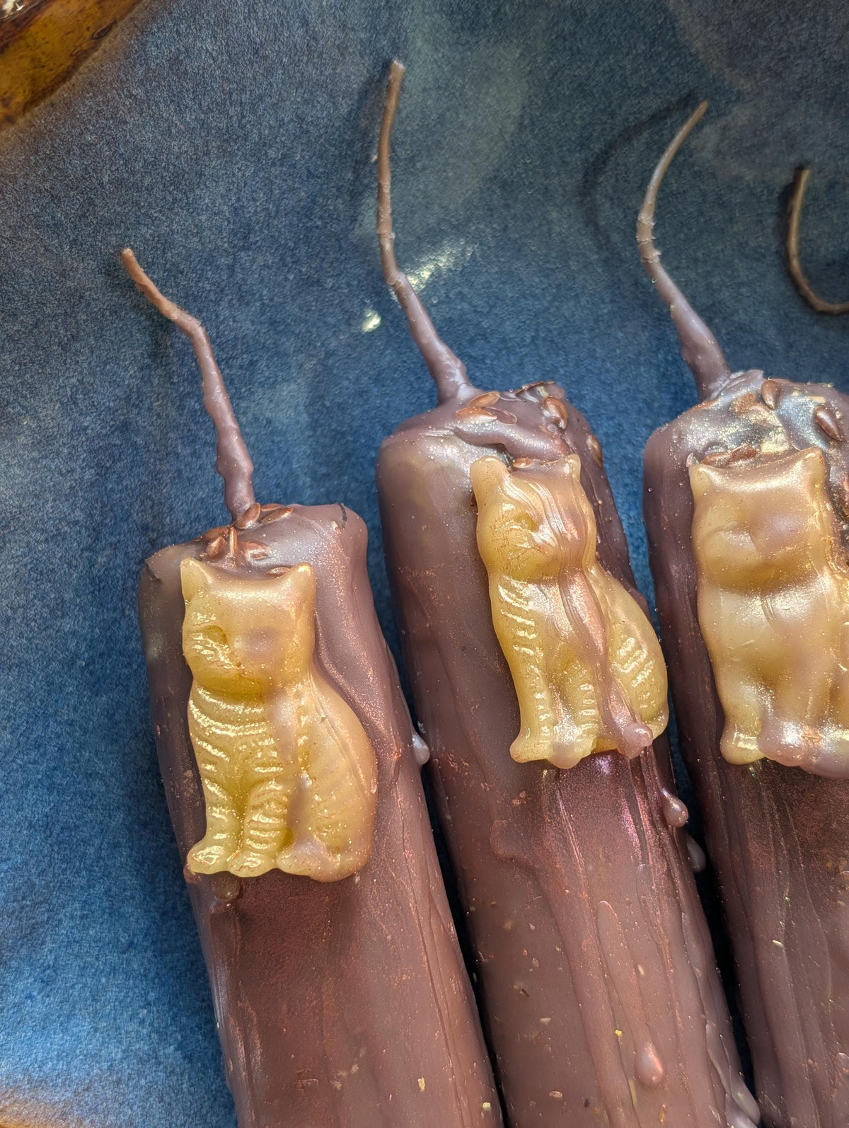 Freyja devotion candle | Goddess altar beeswax candle