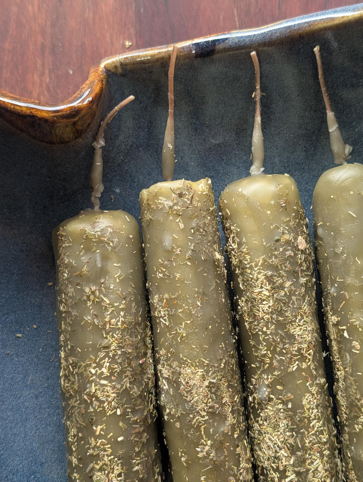 Letting go ritual beeswax candle | Transition altar candle