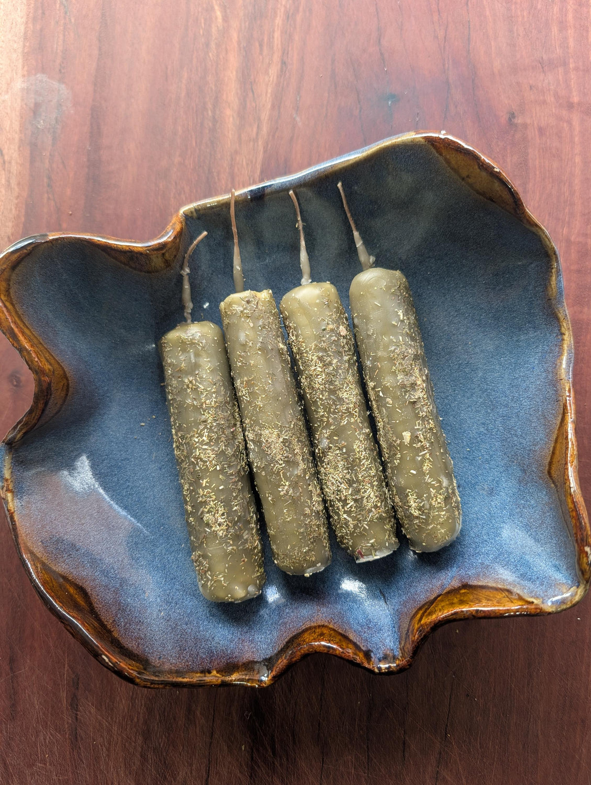 Letting go ritual beeswax candle | Transition altar candle