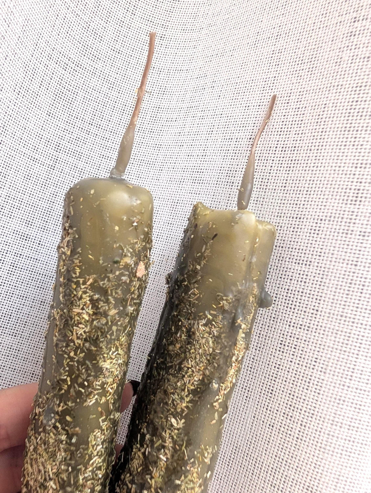 Letting go ritual beeswax candle | Transition altar candle