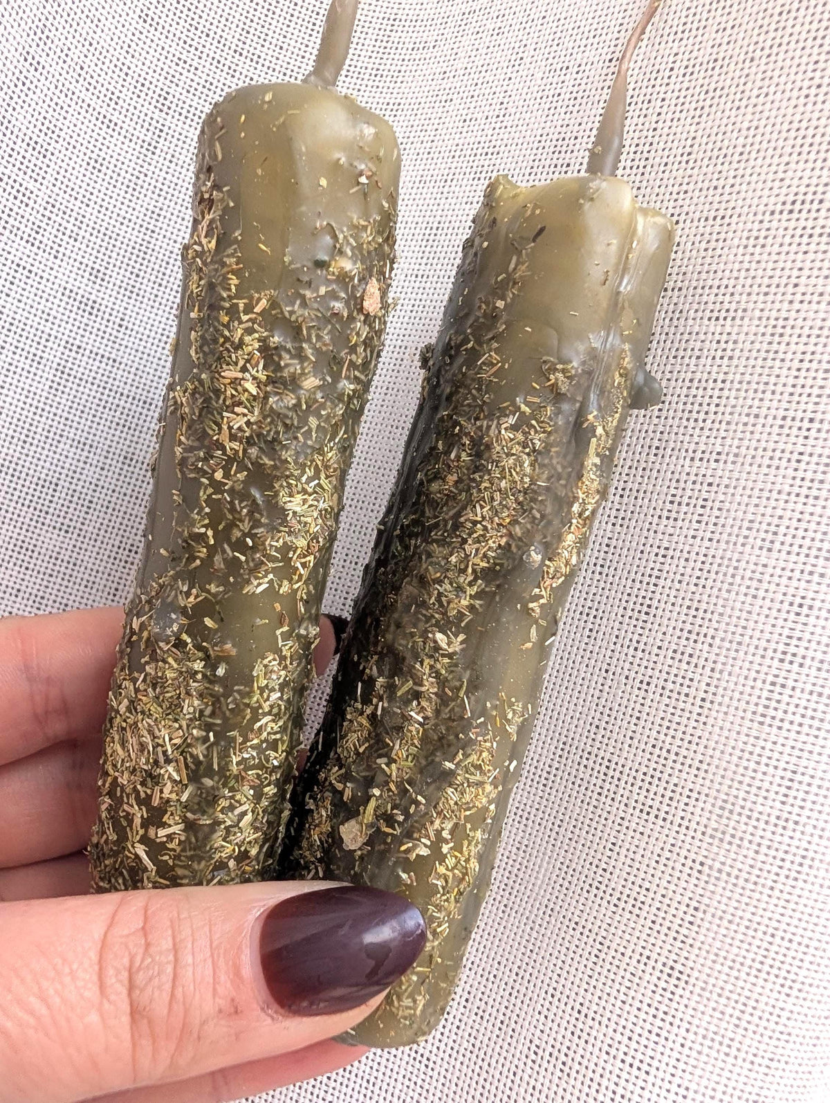 Letting go ritual beeswax candle | Transition altar candle