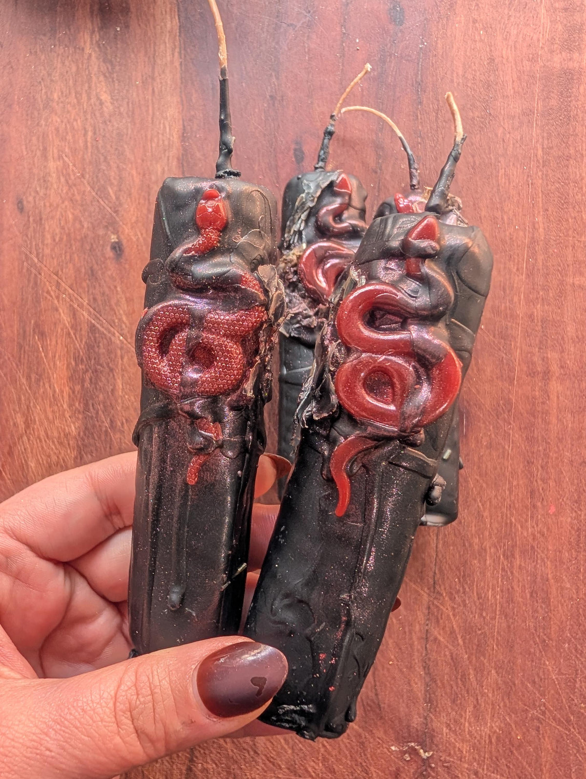 Lilith devotion candle | Goddess altar beeswax candle