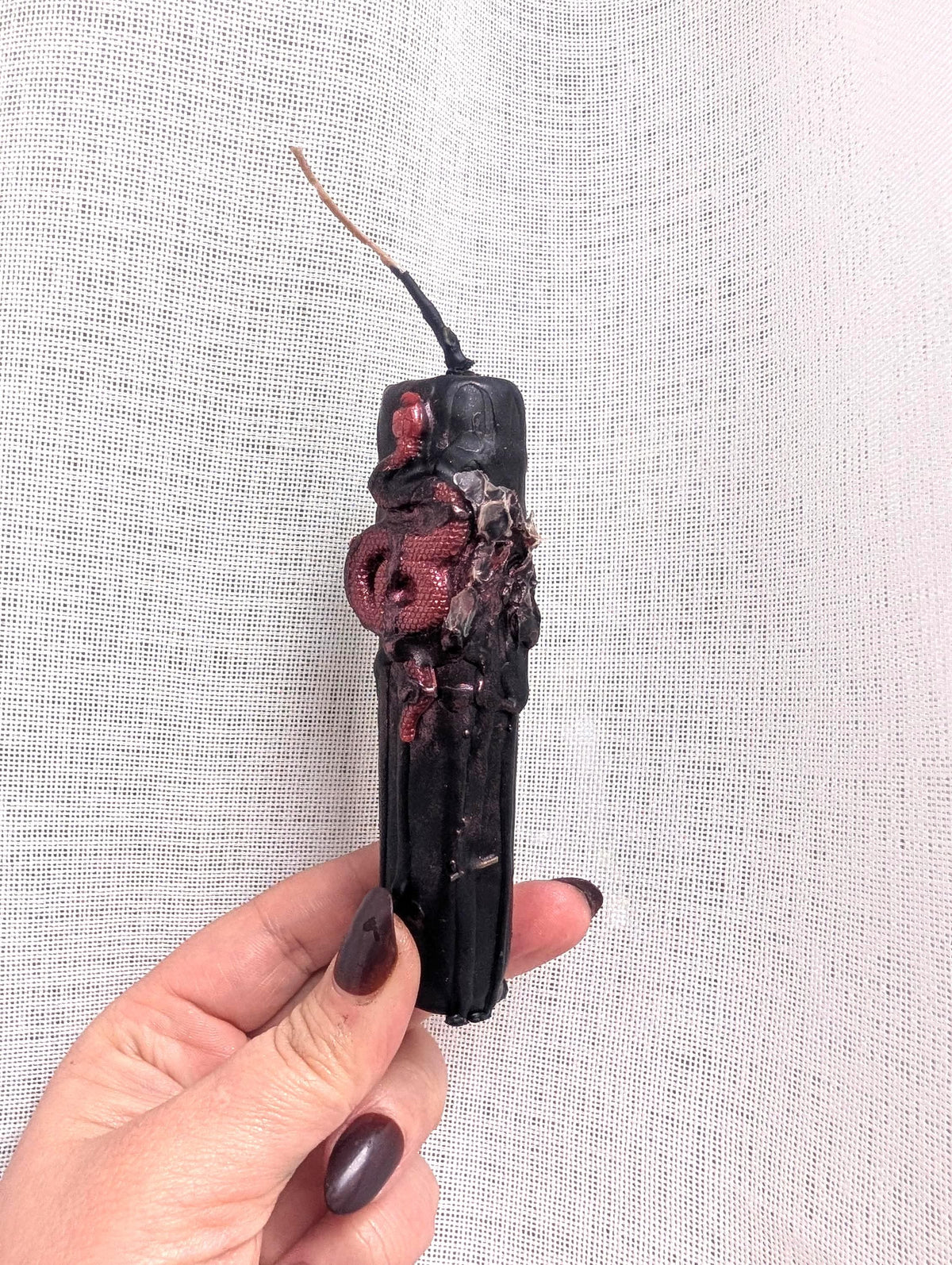 Lilith devotion candle | Goddess altar beeswax candle