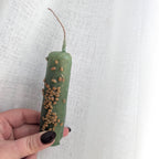 Good luck success ritual beeswax candle | Career altar candle