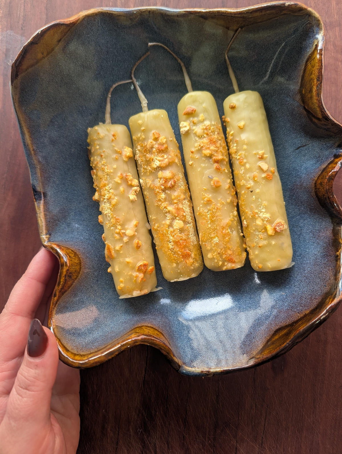 New Beginnings ritual beeswax candle | Transition altar candle