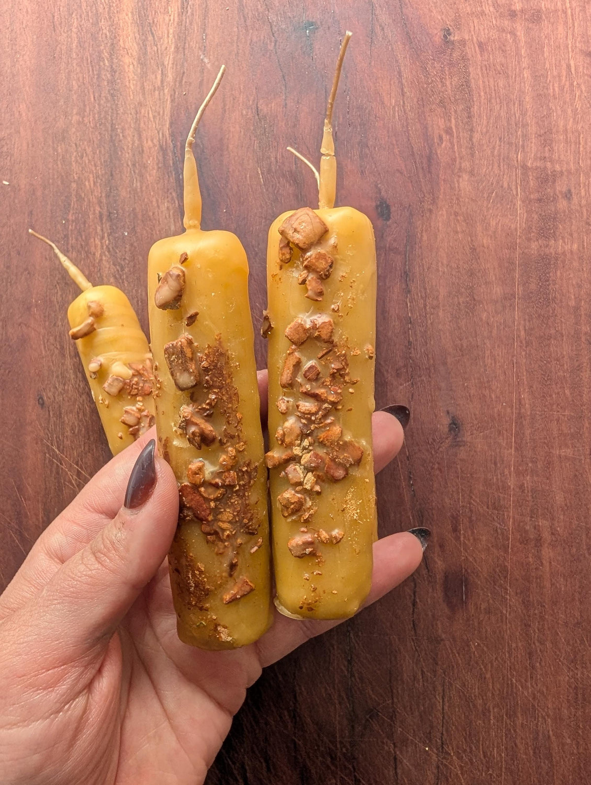 Success achievement ritual beeswax candle | Career altar candle