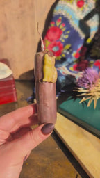 Freyja devotion candle | Goddess altar beeswax candle