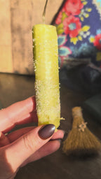 Cleansing and renewal ritual beeswax candles