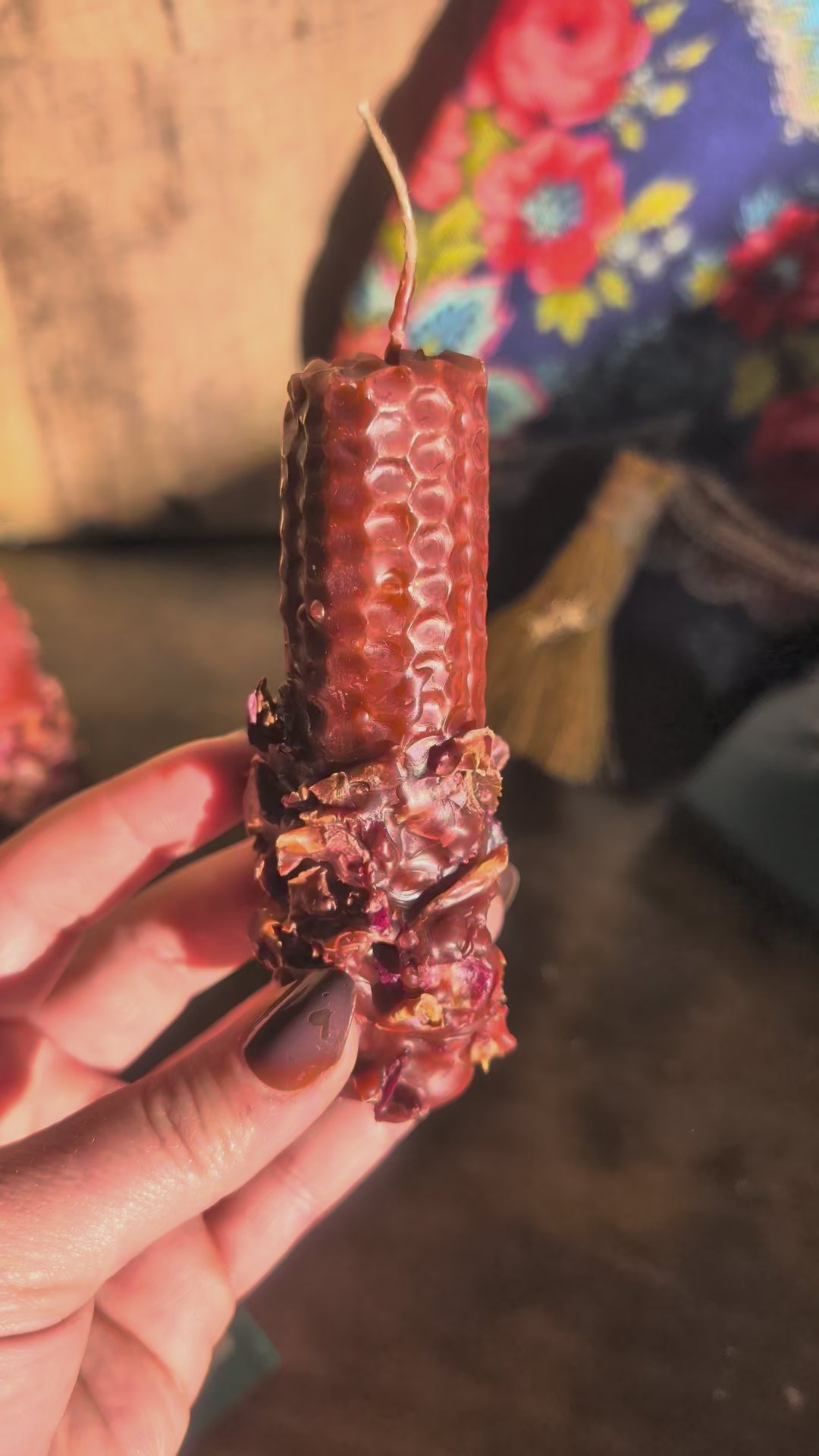 Self love and healing ritual beeswax candles