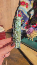 Clear Mind ritual beeswax candle | Mental clarity altar candle