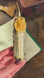 Athena devotion candle | Goddess altar beeswax candle
