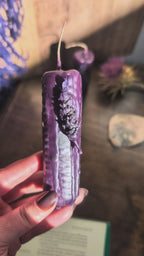 Intuition and clarity ritual beeswax candles