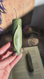 Fortune and prosperity ritual beeswax candles